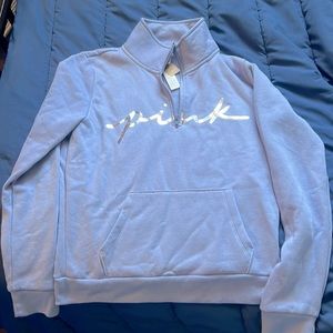 NWT Victoria’s Secret Pink 1/4 Zip Sweatshirt